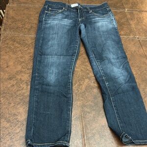 Paige Women's Blue Jean Crops